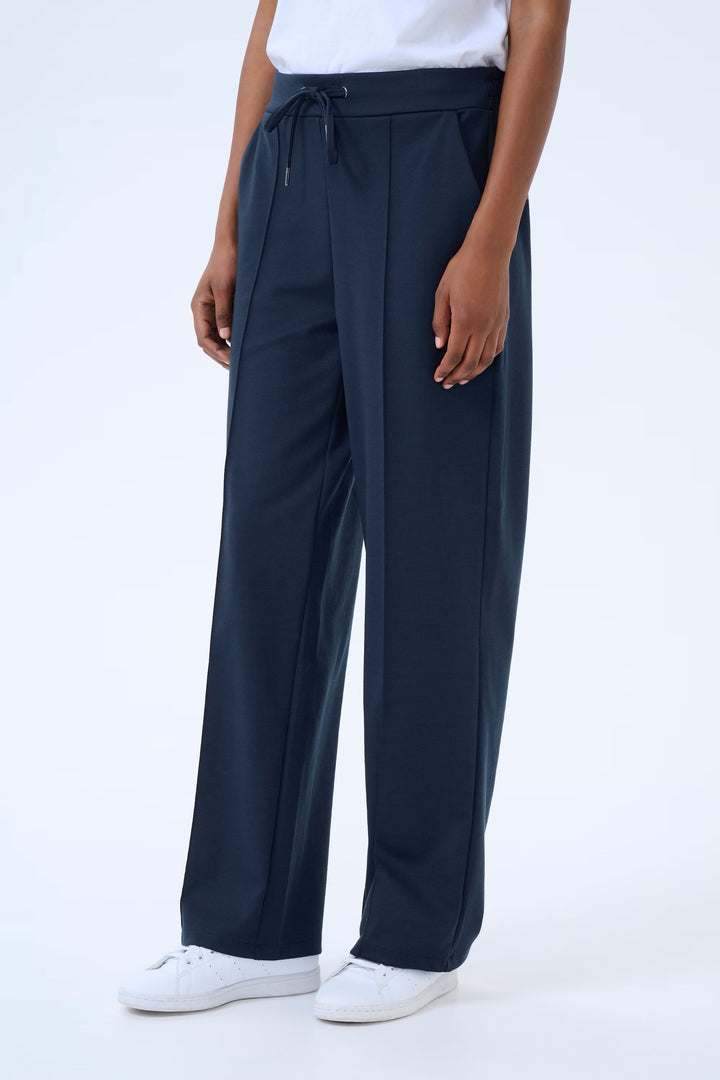Kaffe Kajenny Midnight Marine Straight Pants