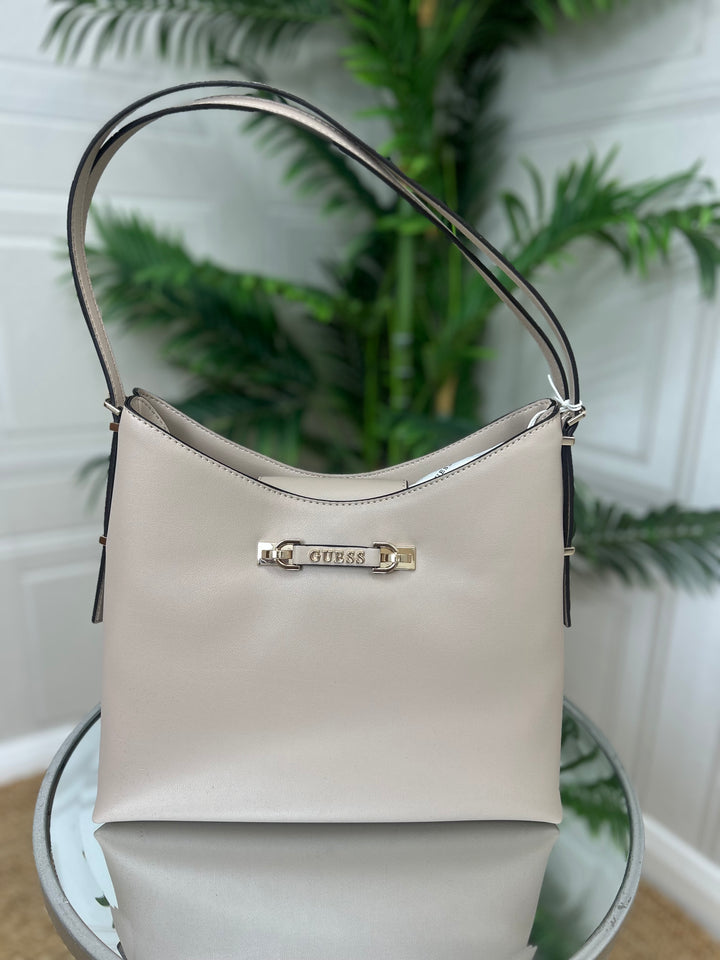 Guess Lefia Simply Taupe Shoulder Bag