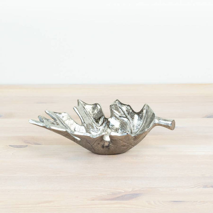 Aluminium Leaf Trinket Dish
