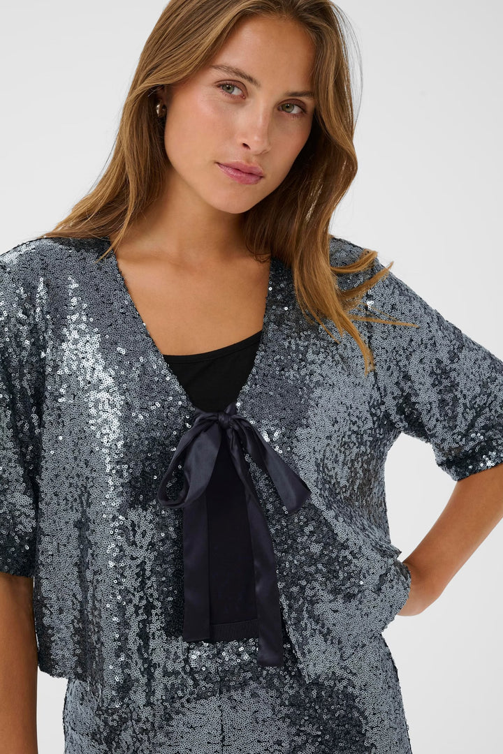 Kaffe Kalau Sequin Cardigan