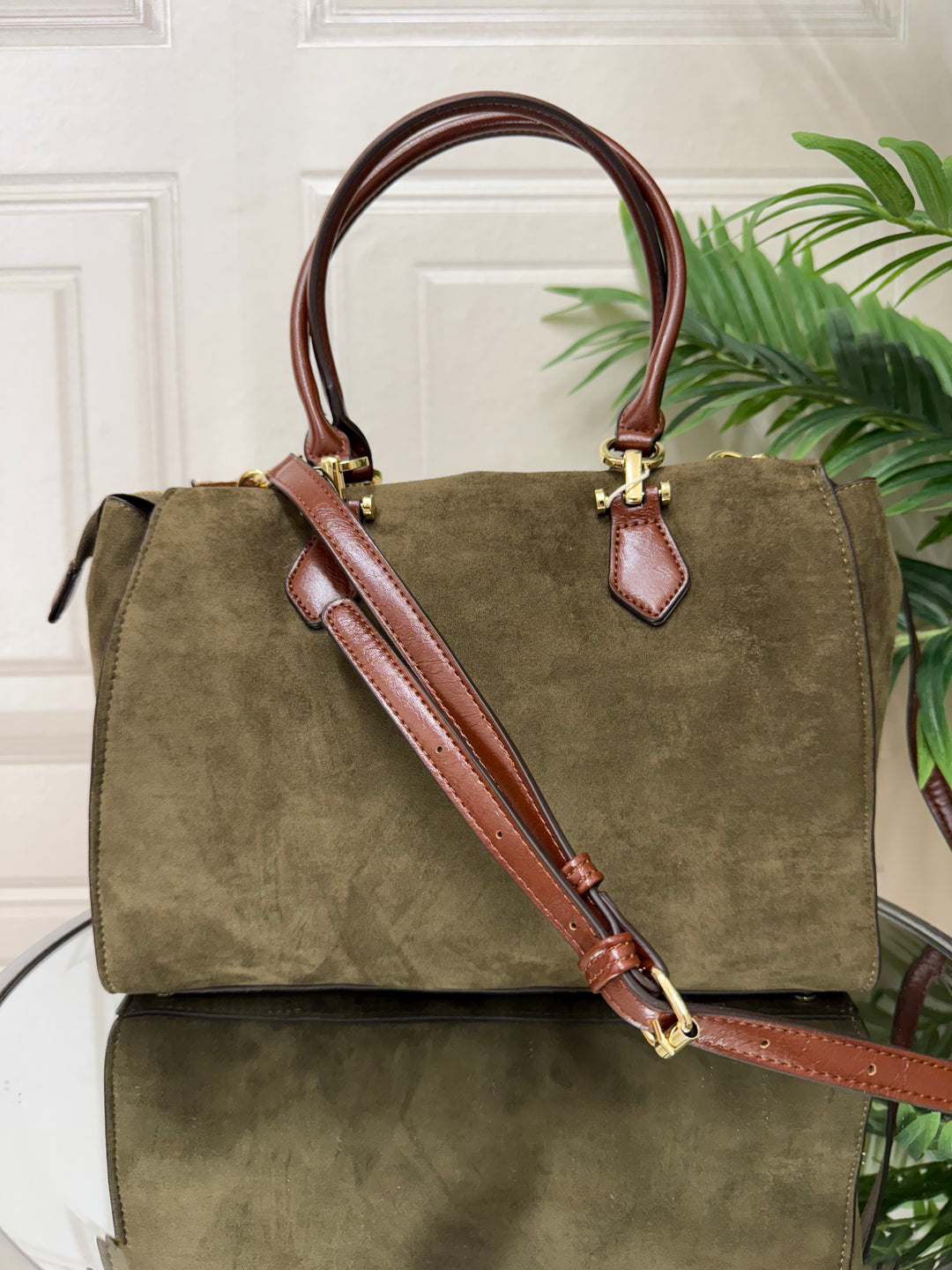 Carmela Animal/ Khaki Bag 186185