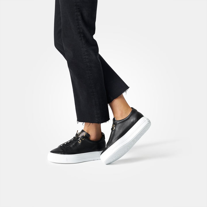 Paul Green Maincalf Black/Gold Sneaker
