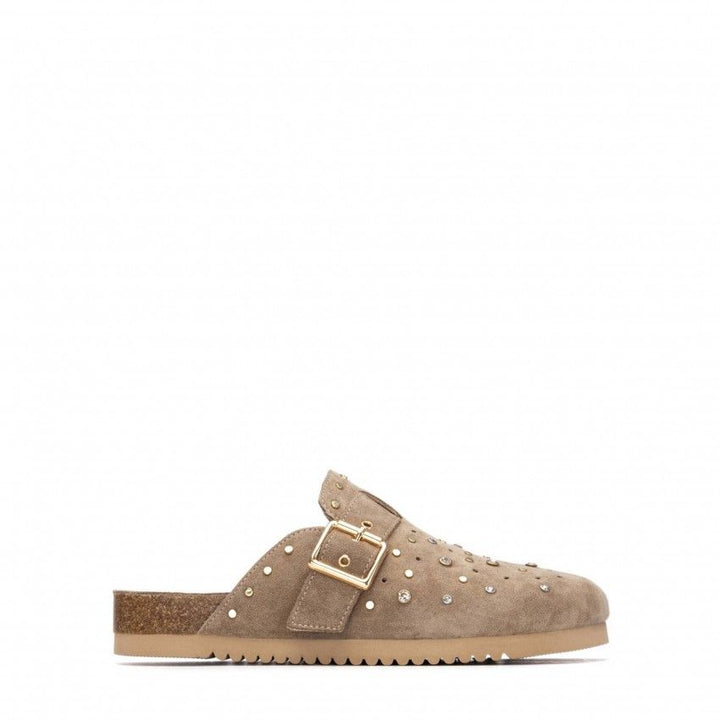 Carmela Z.Serr Taupe Mules | 163280