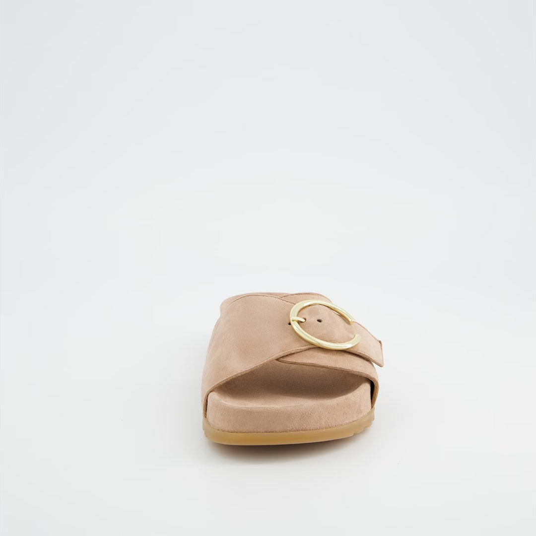 Paul Green Soft Velvet Rosewood Sandal