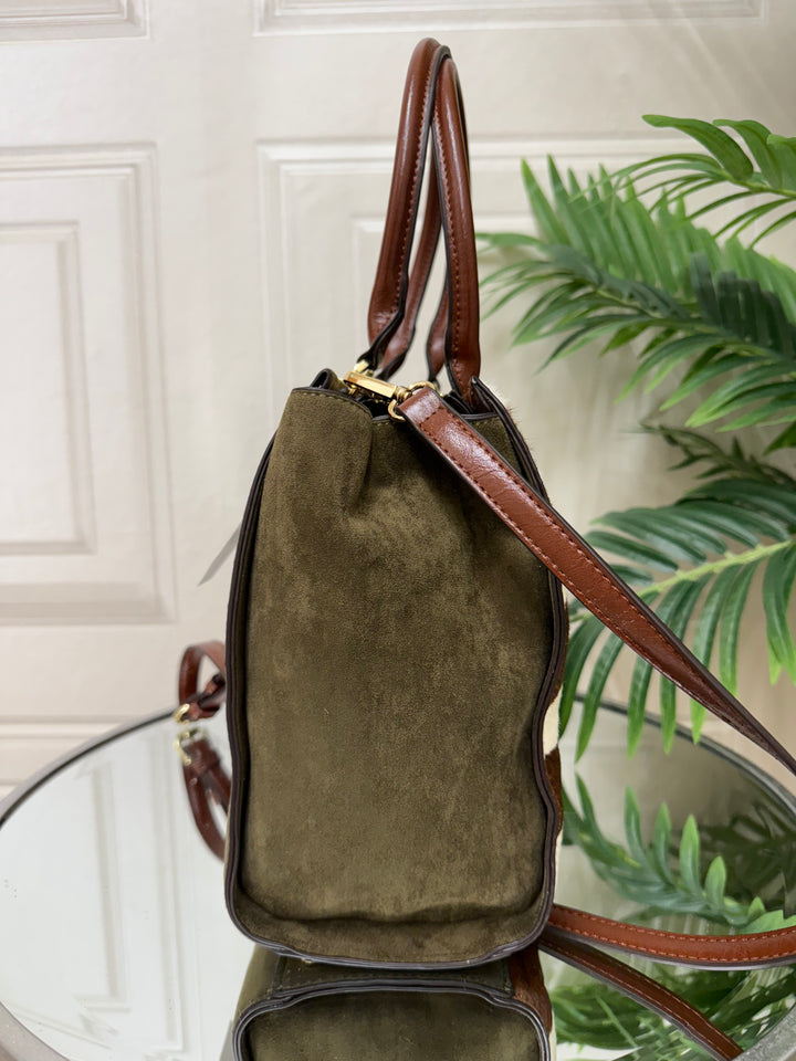 Carmela Animal/ Khaki Bag 186185