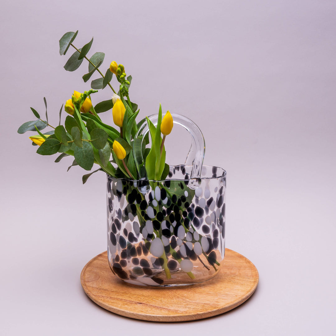 Dalmatian Handbag Vase: Large