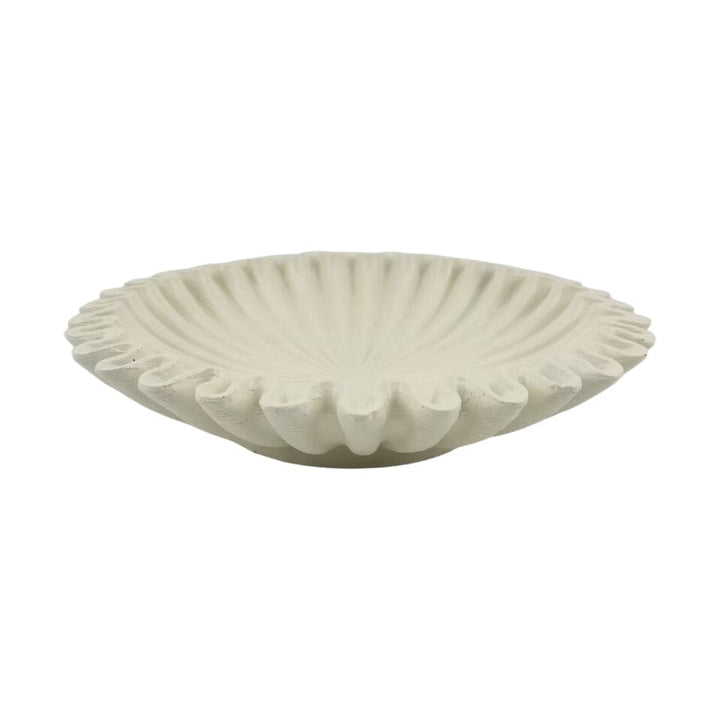 Kingston White Fluted Decorative Bowl