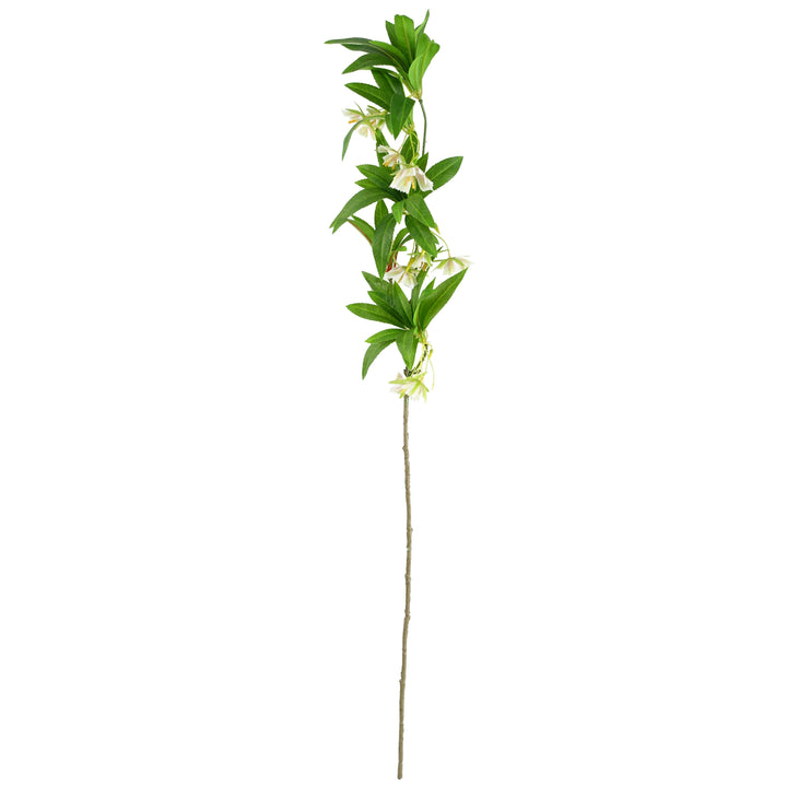 Pack 6x Artificial Foliage Hainan Elaeocarpus Stem 90cm