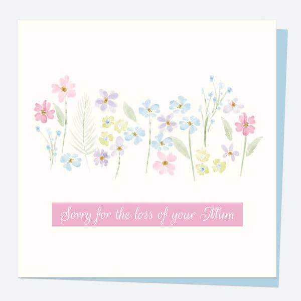 Sympathy Card - Dainty Flower Mix - Mum