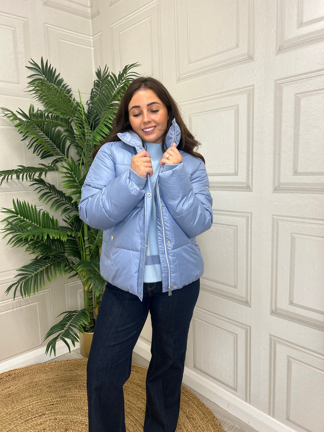 HV Society Adan Lightblue Puffer Jacket