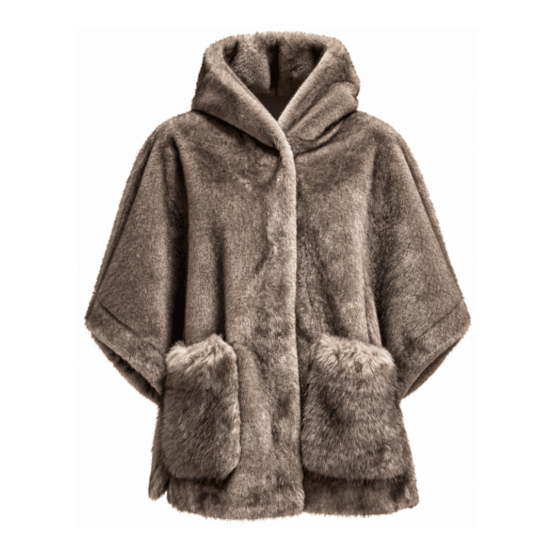 Costa Mani Coolie Fango / Deer Poncho