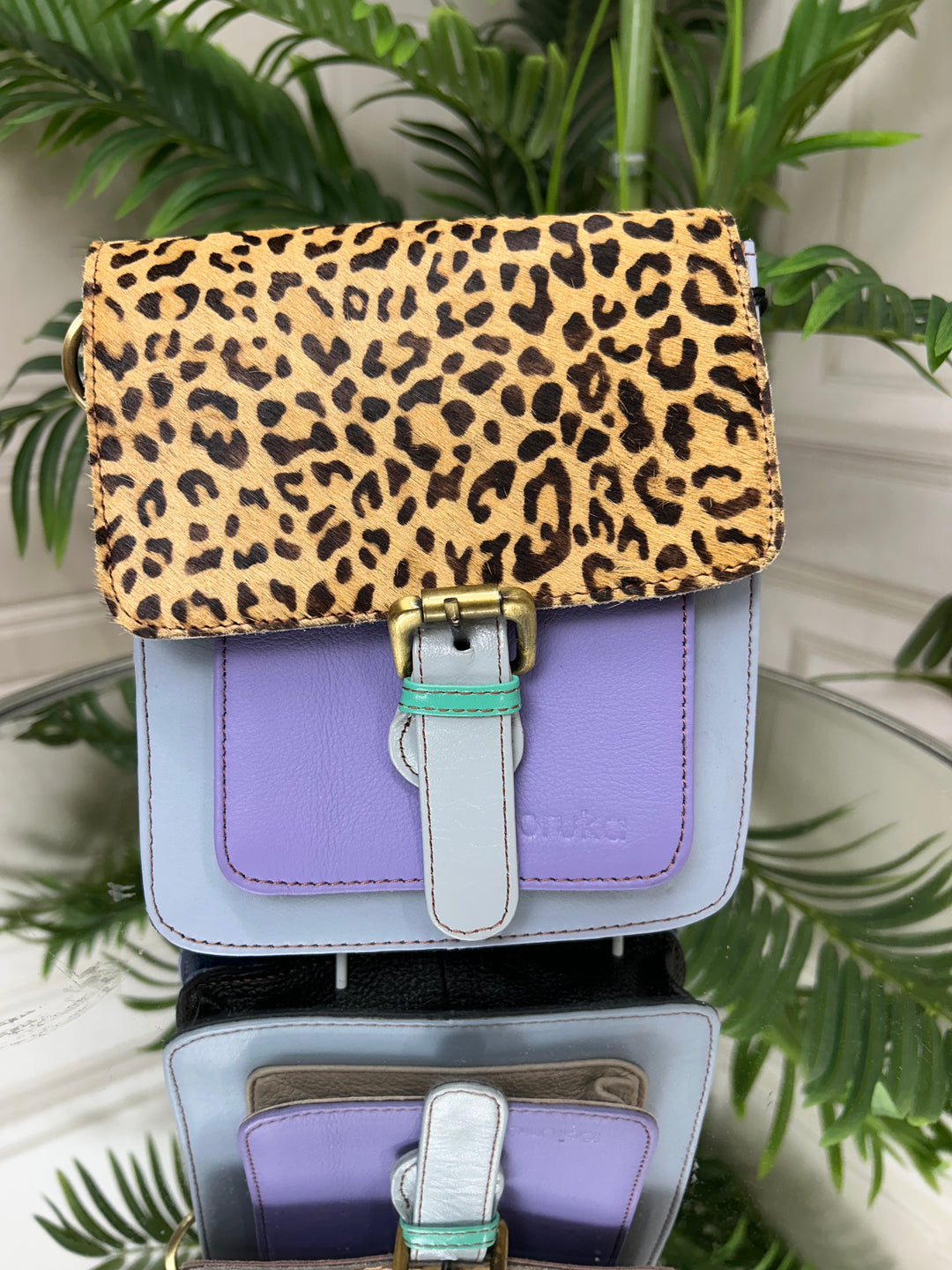 Soruka (83023) Multi Coloured Animal Print Crossbody Bag