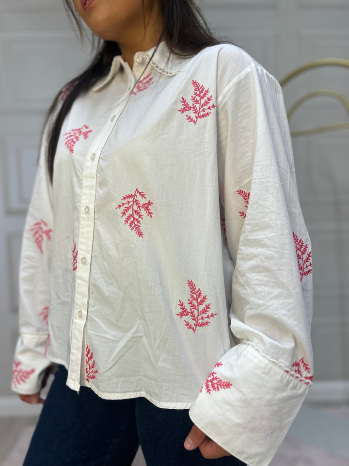 Numph Nubaily Pink lemonade Shirt