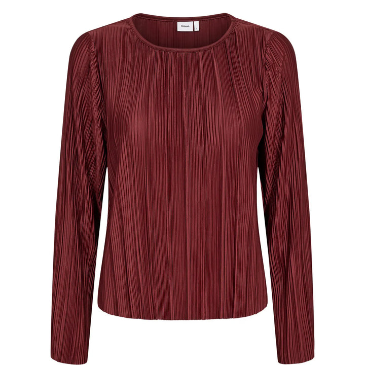Numph Nujiva Cropped Blouse | Syrah