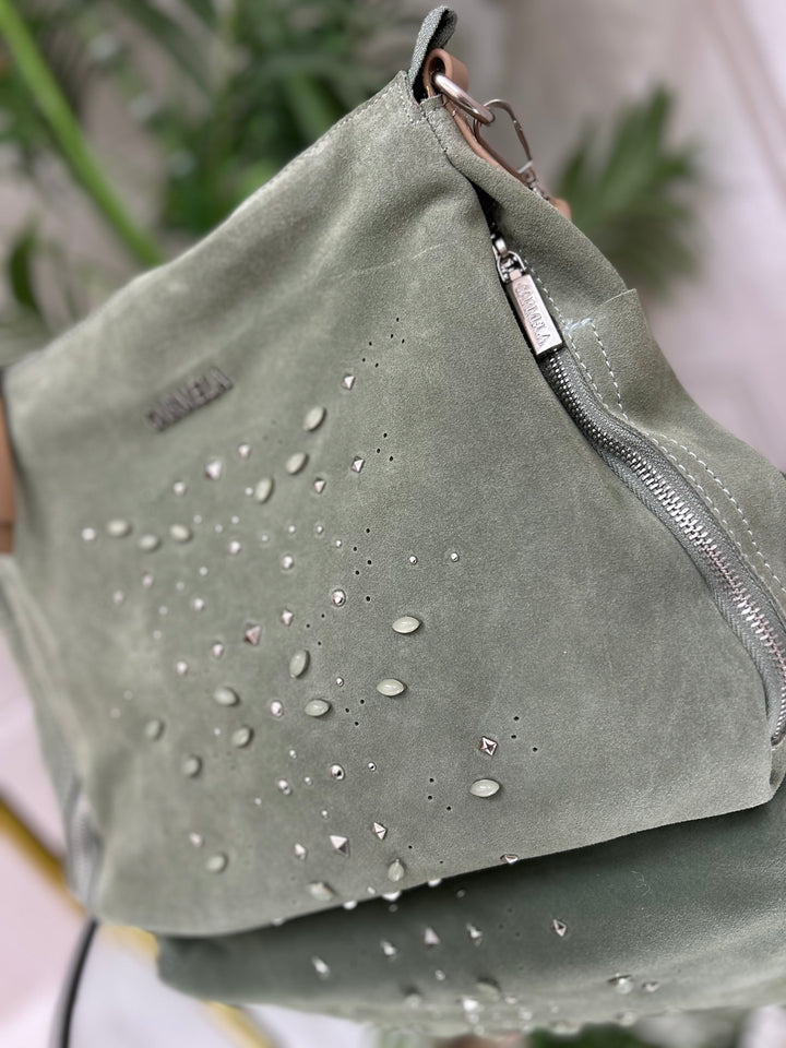 Carmela B.C Kaki Handbag | 186204