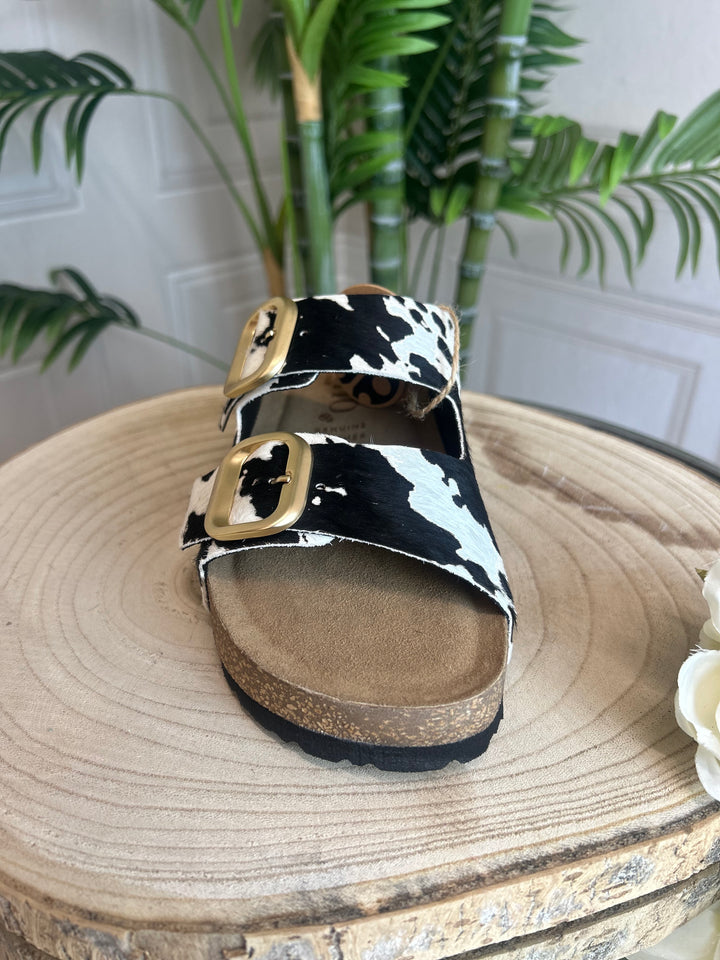 Yokono Wiwi Blanco/Negro Platform Sandal | 003