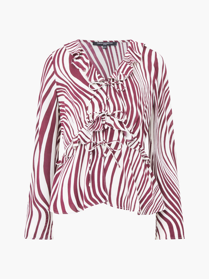 French Connection Ziggy Lara Tie Top