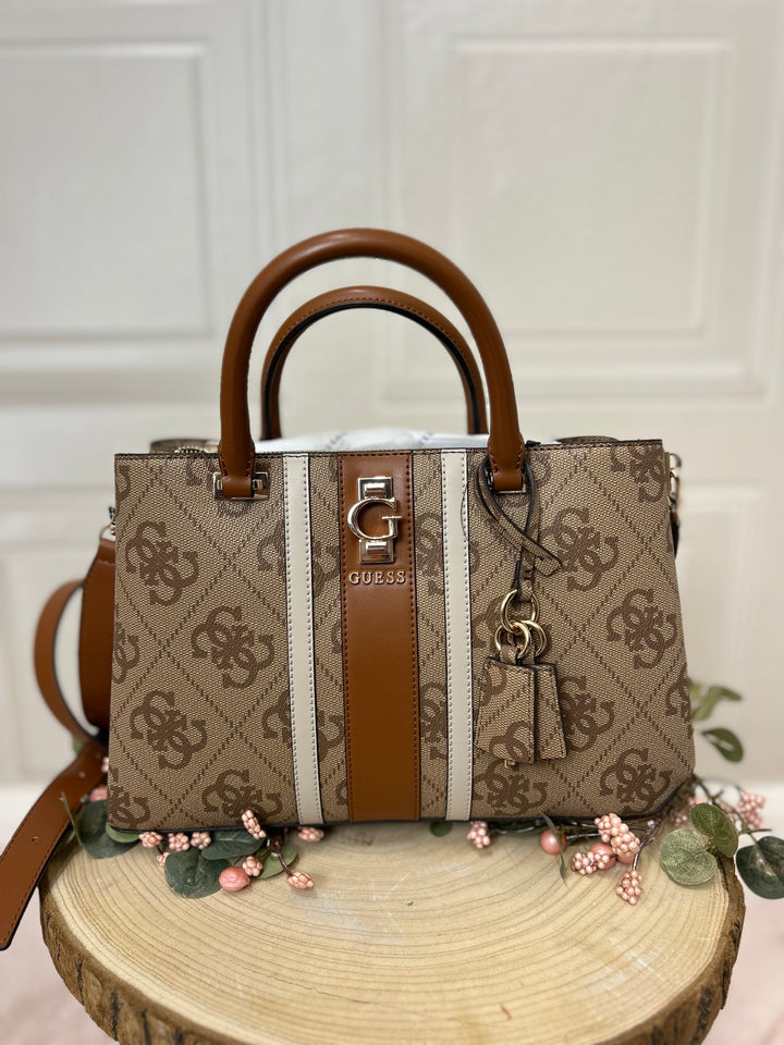 Guess Erenia Latte Logo Bag