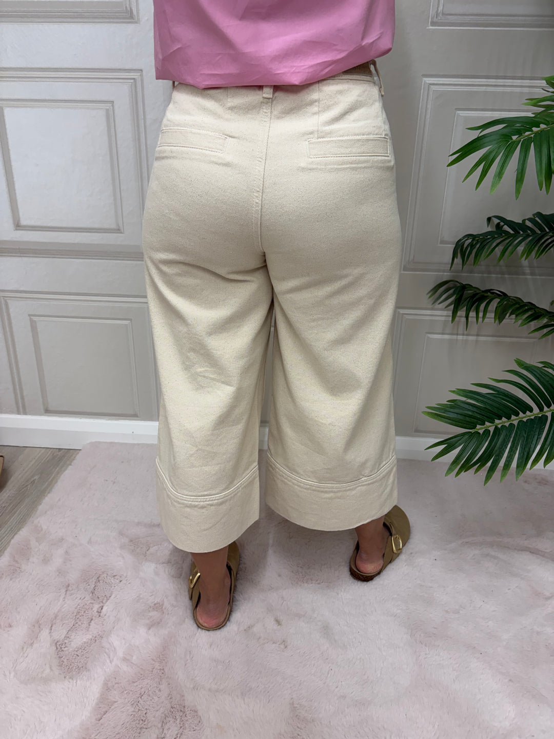 Numph Nubrooklyn High Rise Culotte Jeans