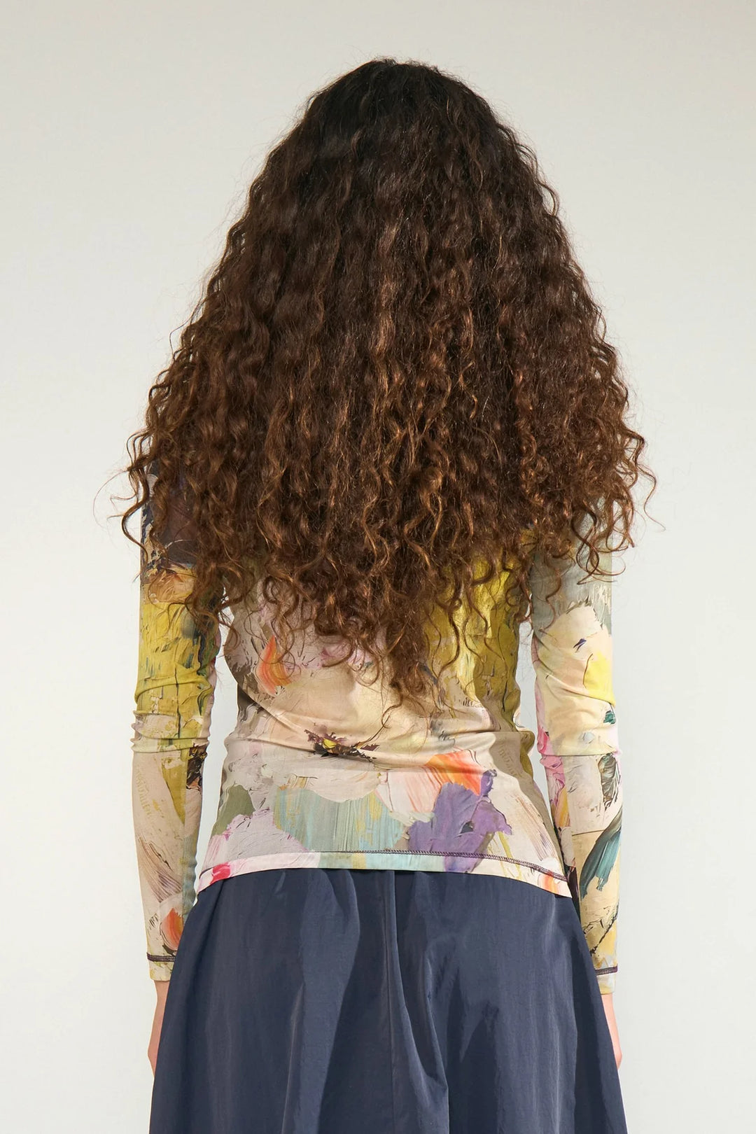 Numph Nualmia Long Sleeve Mesh Top