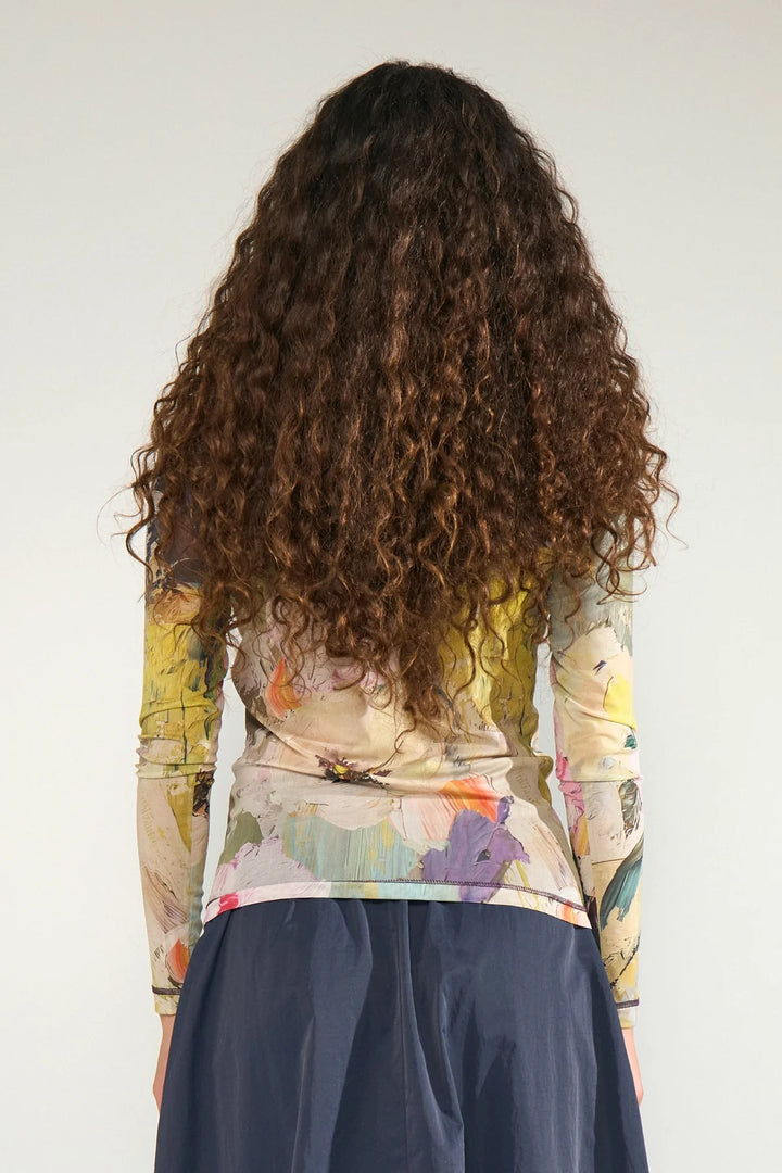 Numph Nualmia Long Sleeve Mesh Top