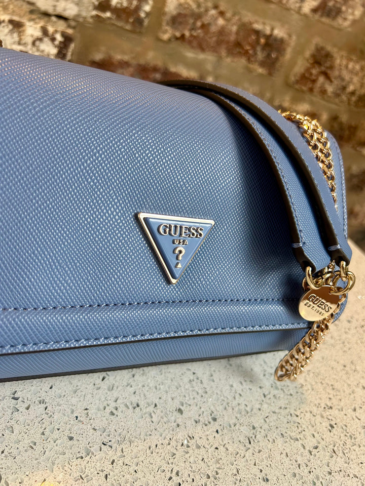 Guess Noelle Stormy Blue Crossover Bag