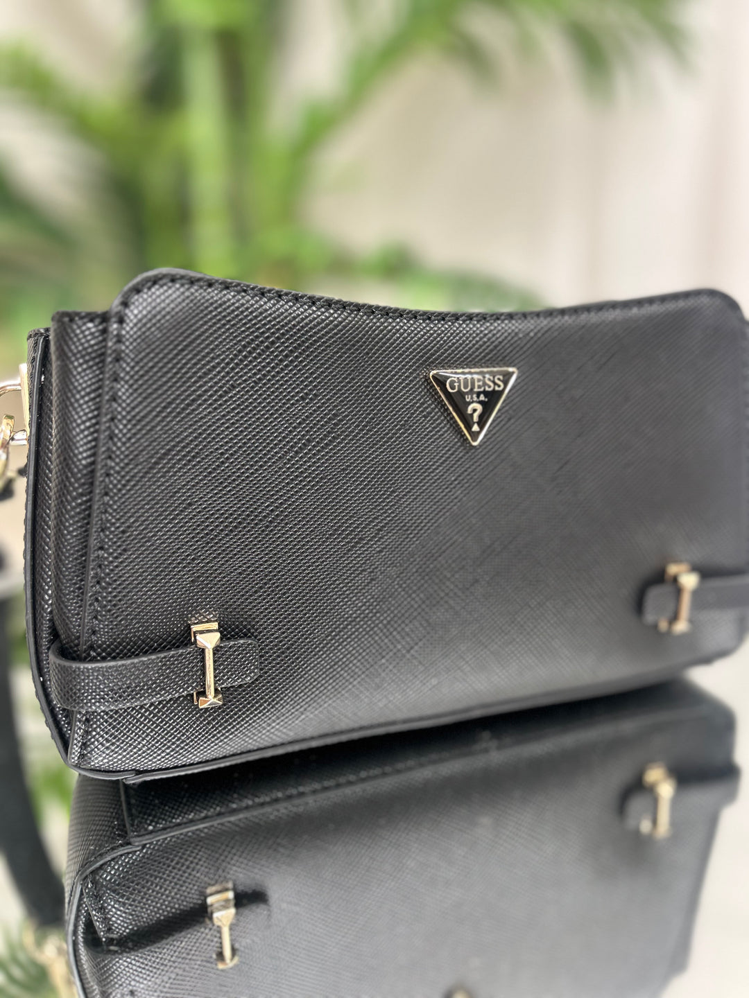 Guess Rosalba Black Mini Crossbody Bag