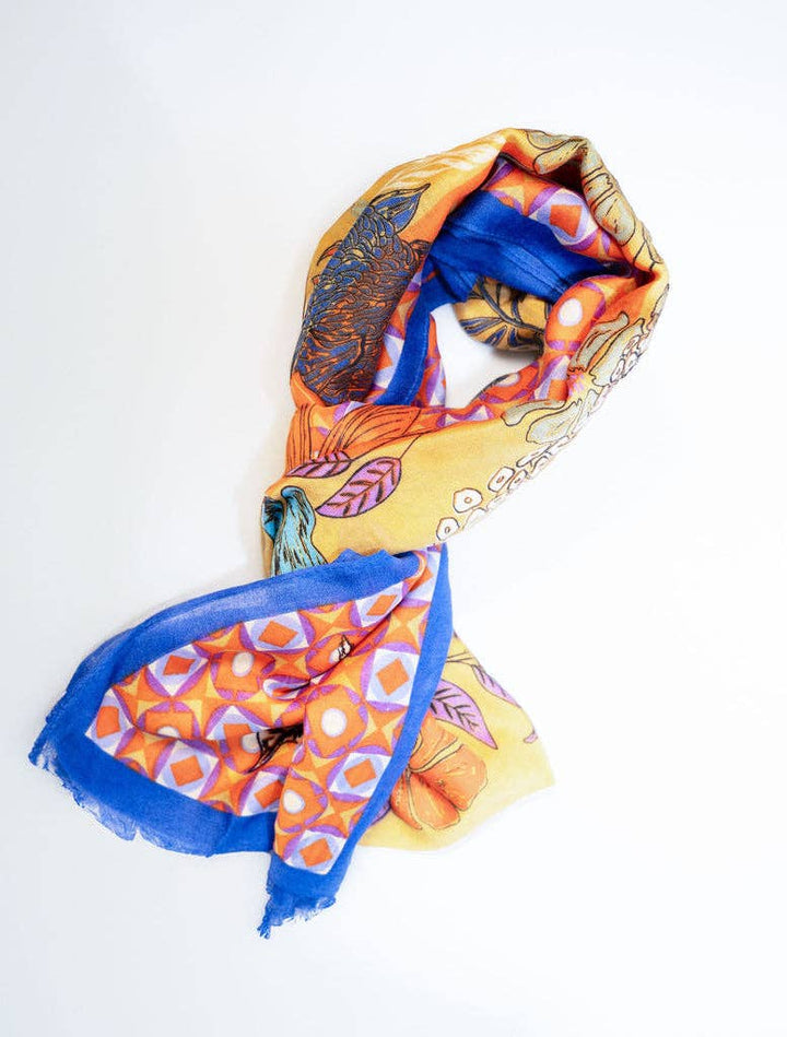 Botanical Scarf | B01: Mango