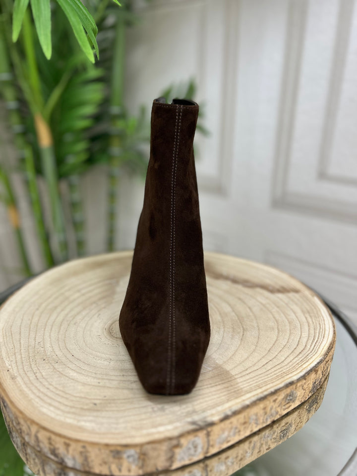 Guess Chocolate Brown Suede Boot