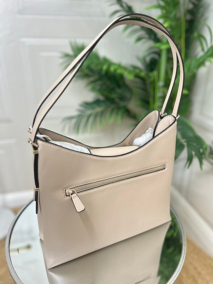 Guess Lefia Simply Taupe Shoulder Bag