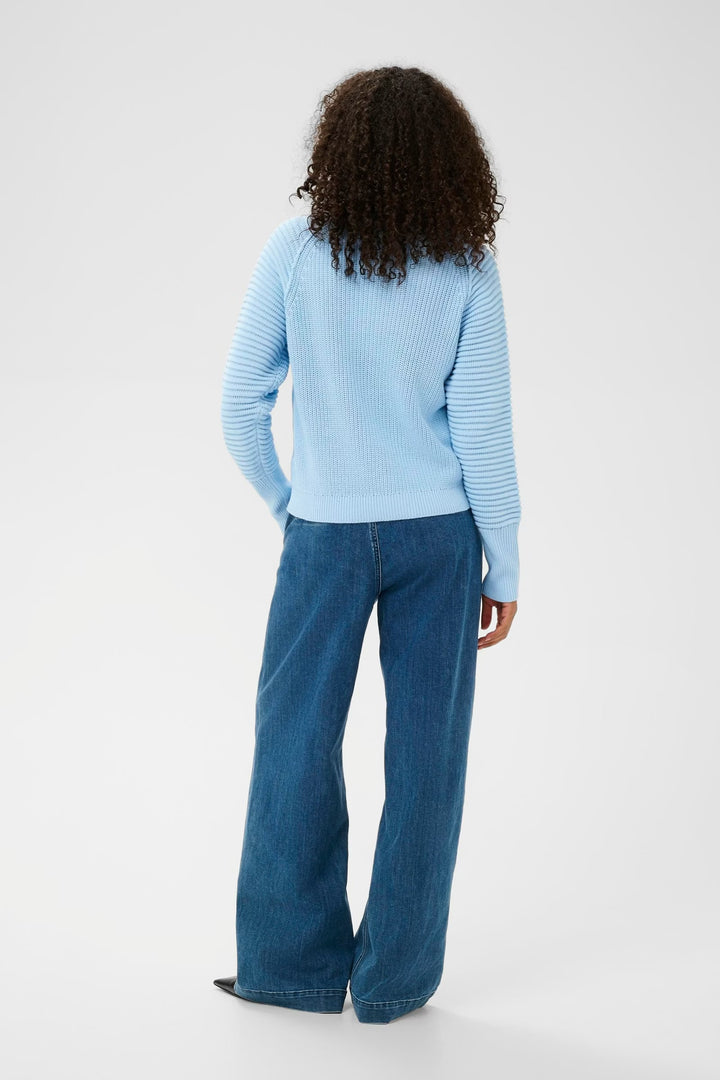 Kaffe KAmone Knit Pullover Powder Blue
