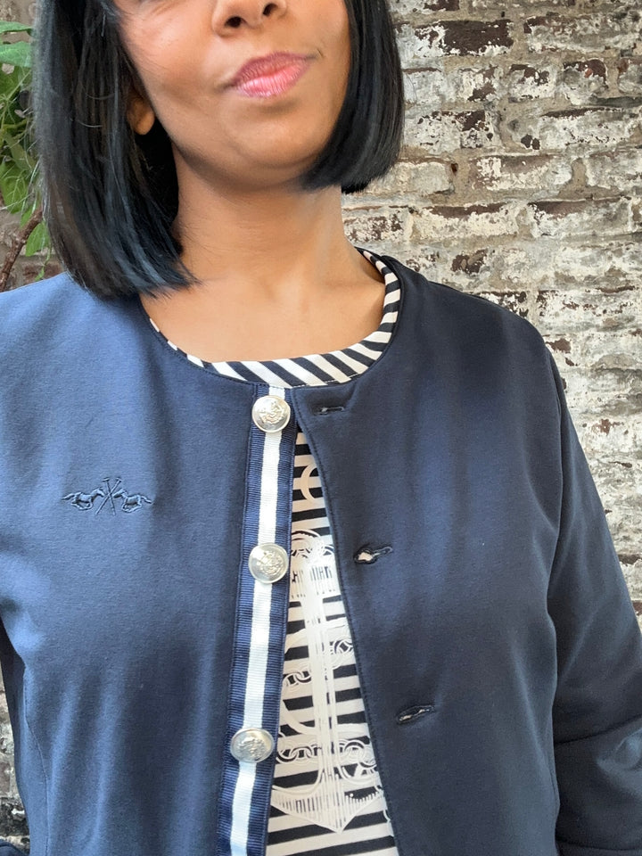 HV Society Sweat Jacket HVSJona Navy