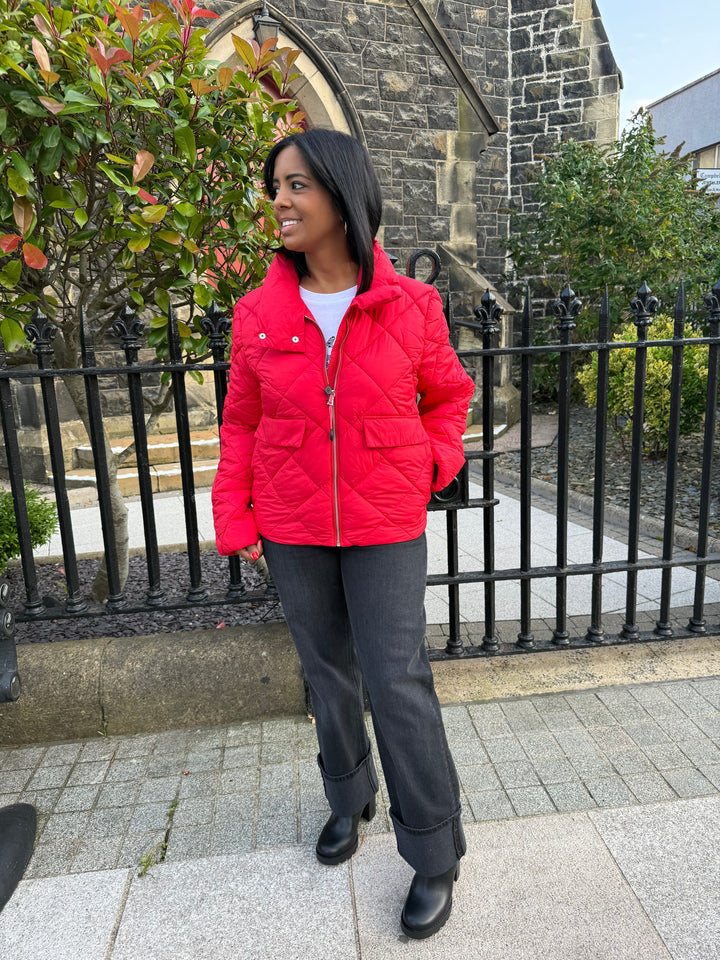 District Montreal Red Short Coat