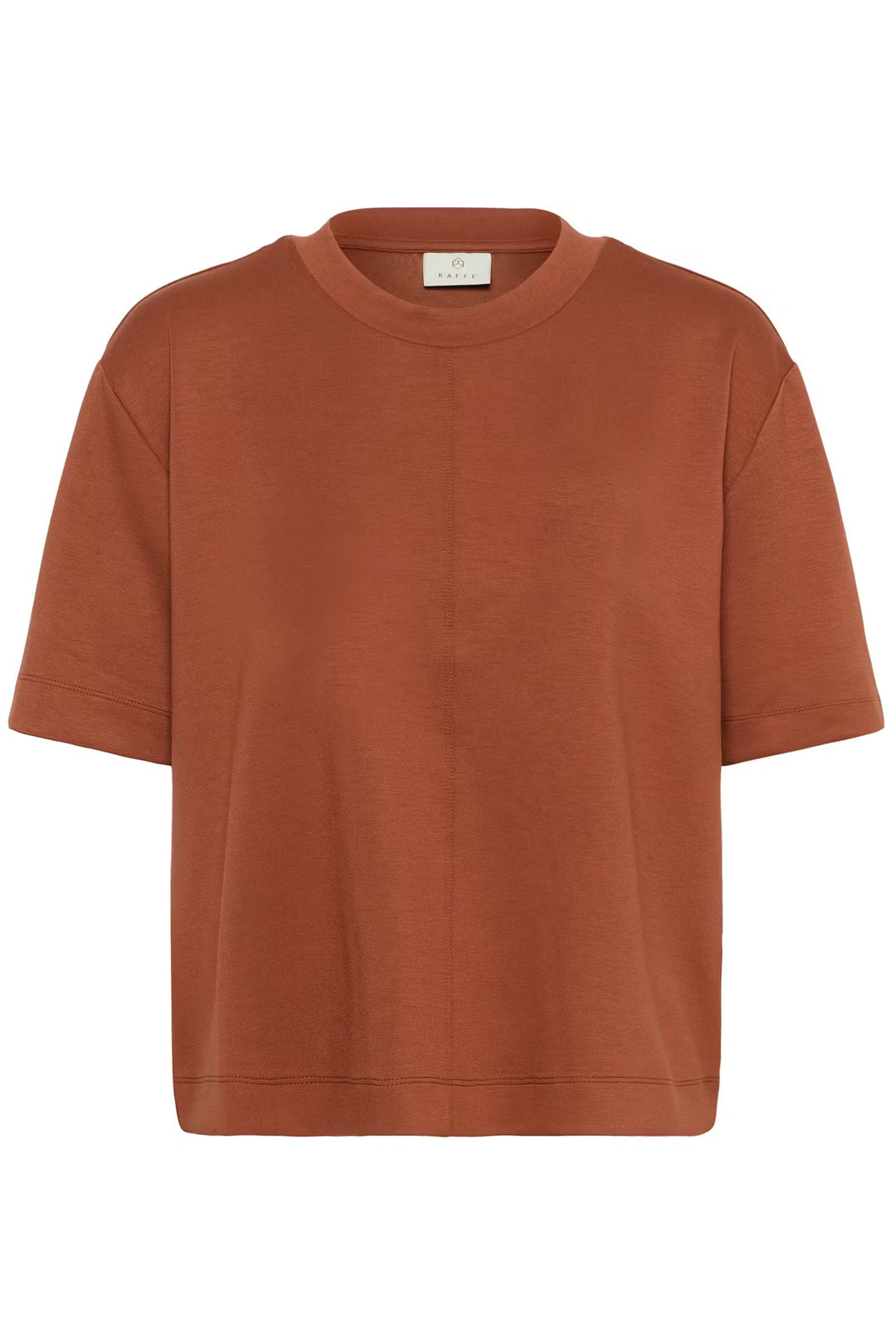 Kaffe Kaannie T-Shirt | Henna Brown