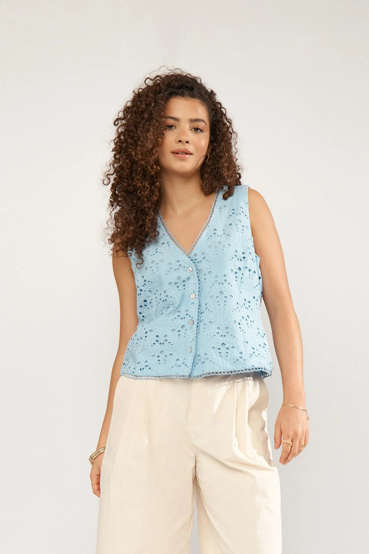 Numph Numaya Placid Blue Vest
