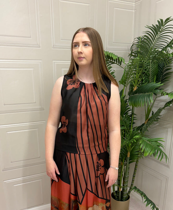 Anonyme Roseline Brick Blouse