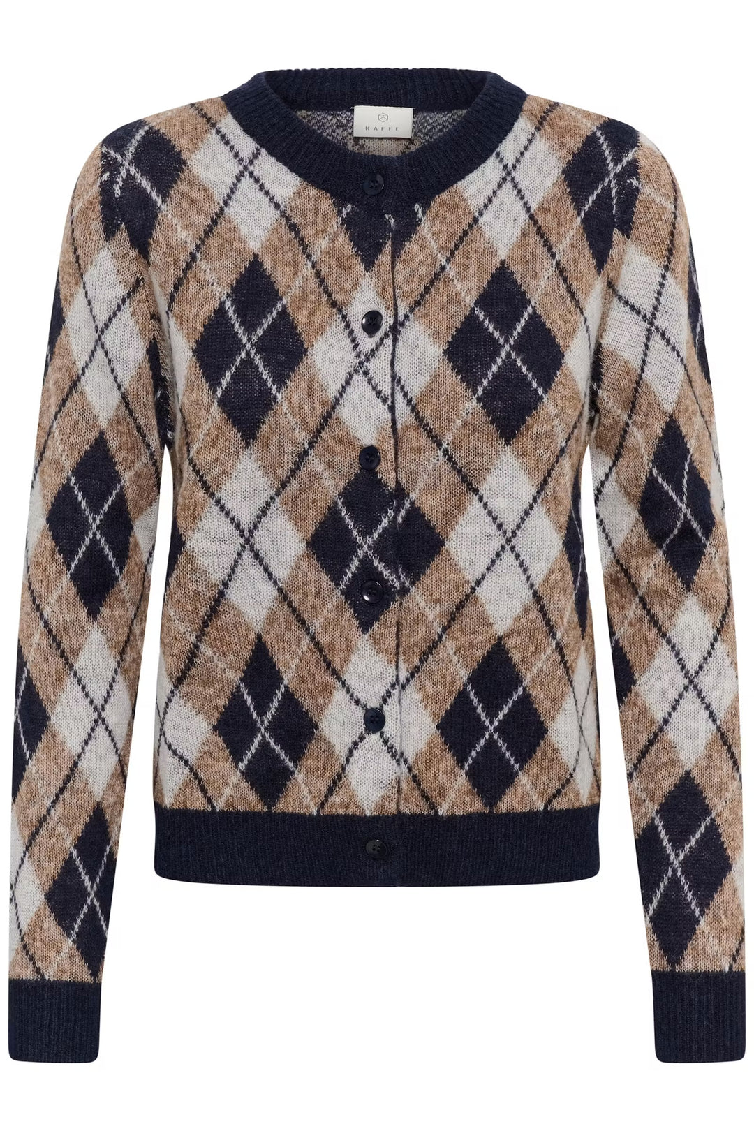 Kaffe Kaharlow Cardigan | Midnight Desert Taupe