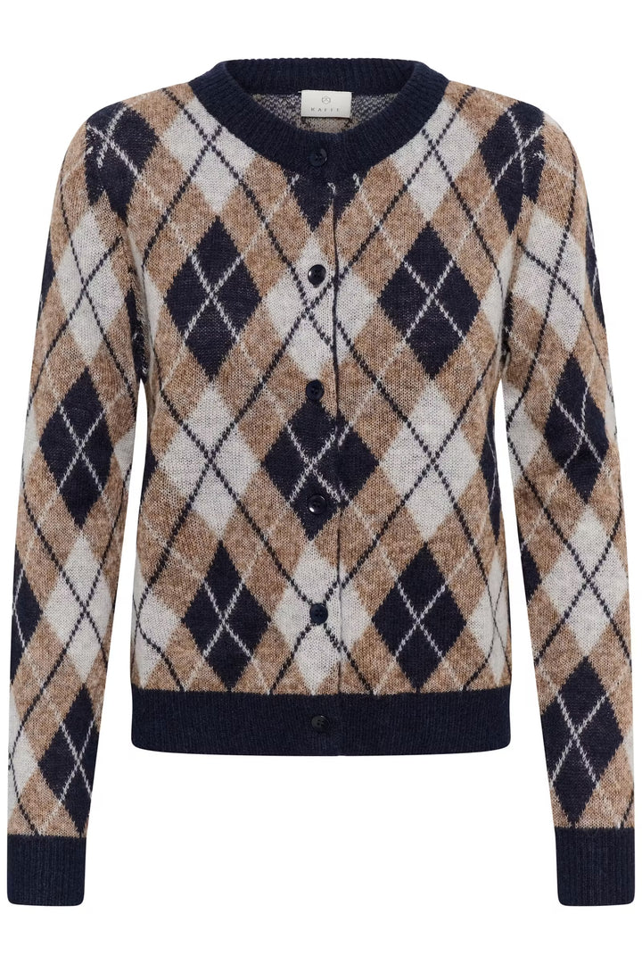 Kaffe Kaharlow Cardigan | Midnight Desert Taupe
