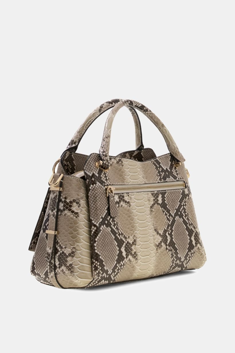 Guess Yvonne Animalier Print Handbag