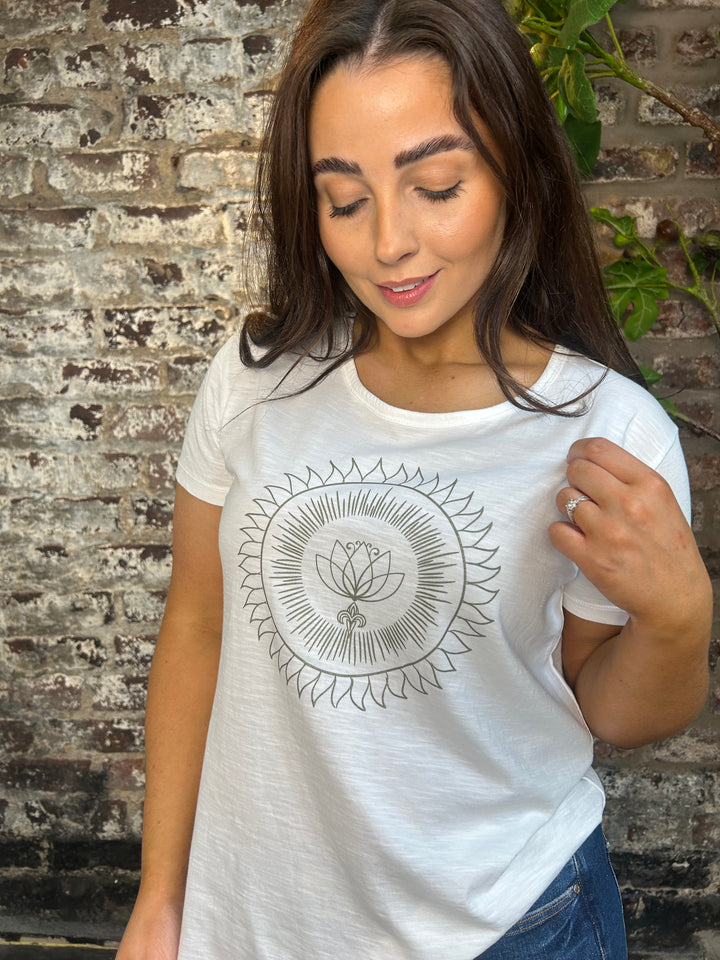 Costa Mani Preston Tee White/Earth