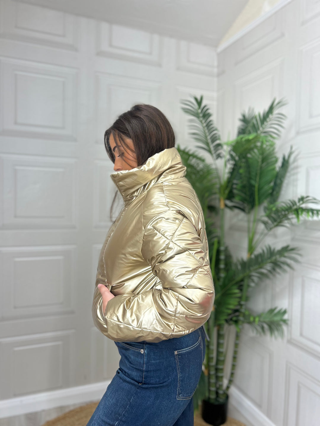 Goa Goa Ioana Gold Short Coat