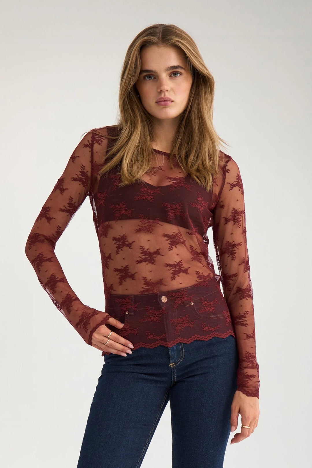 Numph Nunatalia Blouse | Syrah