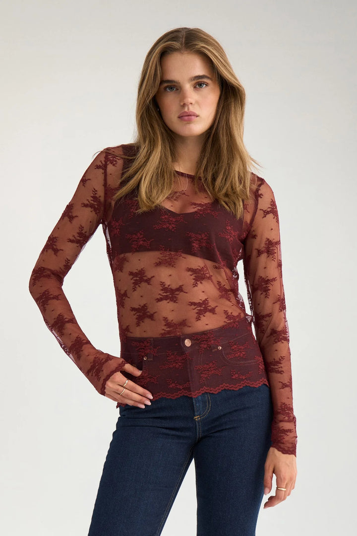Numph Nunatalia Blouse | Syrah
