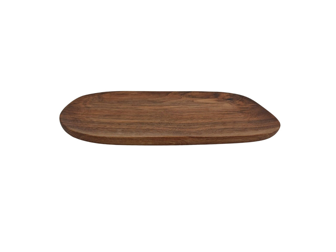 Walnut wood tray, decorative tray