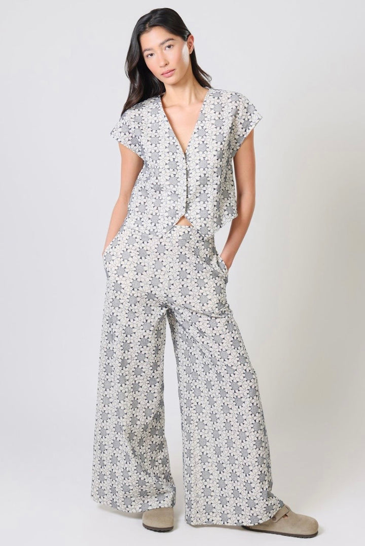 Traffic People Rene Navy Trouser
