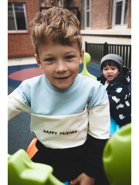 Street Monkey Boys Happy Friends Sweatshirt And Jogger Set