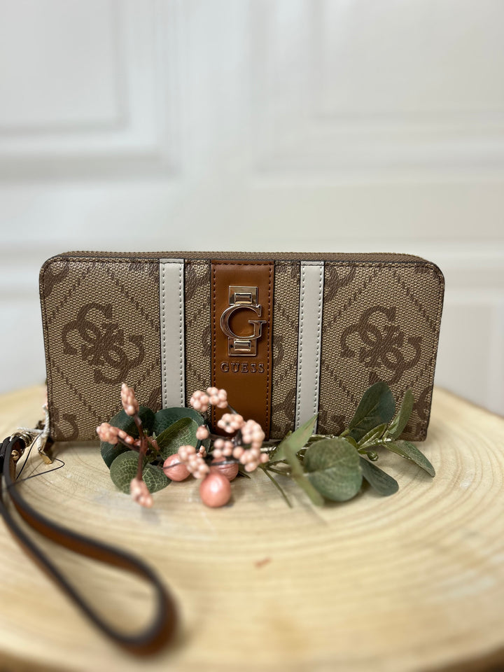 Guess Erenia Latte Large Logo Purse