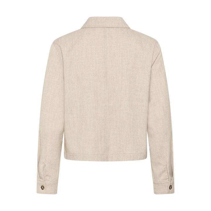 Kaffe Kaomila Feather Gray Shirt Jacket