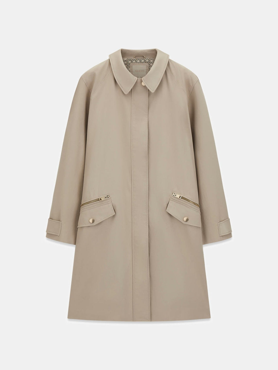 Guess Mirabelle Beige Car Coat