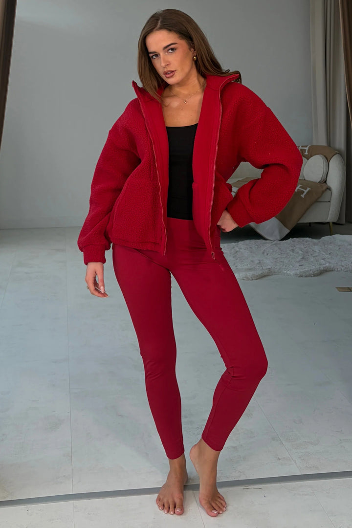 PRE ORDER | Girl In Mind Didee Red Leggings